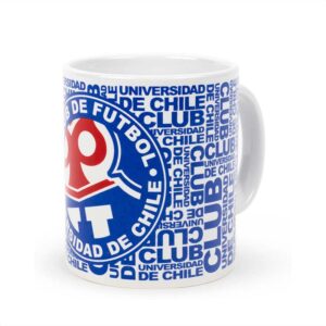 Tazón cerámica Universidad de Chile 350ml/12oz diseño letras