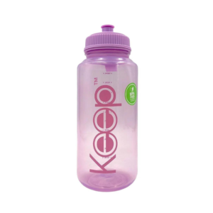 Botella Keep Let's be Green color Lila 1 Litro