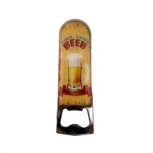 Iman decorativo con Destapador diseño Cold Lager Beer