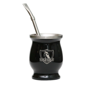 Mate + bombilla Colo Colo 200 ML/ 7OZ