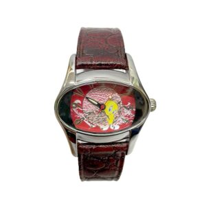 Reloj Analogo Cuerina Mujer Looney Tunes Piolin