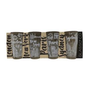 Set 4 Vasos City Collection Glasso