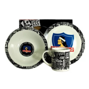 Set Desayuno 3 Piezas Colo Colo