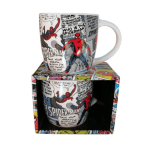 Tazón De Cerámica Ovalado Marvel Spiderman Caja De Regalo