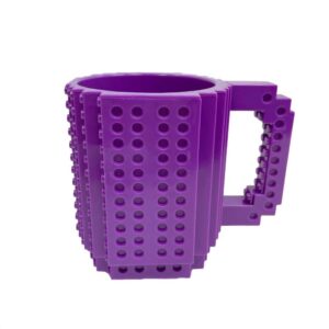 Tazón Mug Lego con Accesorios Color Morado
