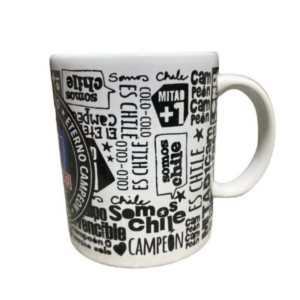 Tazón cerámica Colo Colo 350ml/12oz Diseño con Frases