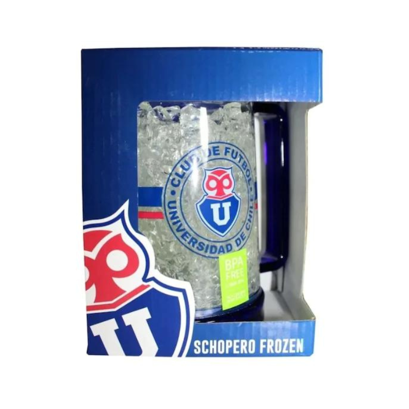 Vaso Schopero Frozen Universidad de Chile con Gel - Imagen 3