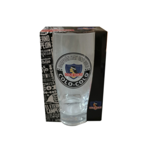 Vaso de Vidrio Cervecero Colo Colo 500 ml