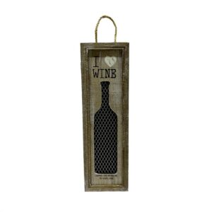 Caja De Madera para Botella de Vino con Diseño