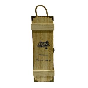 Caja De Madera para Botella de Vino o Similar