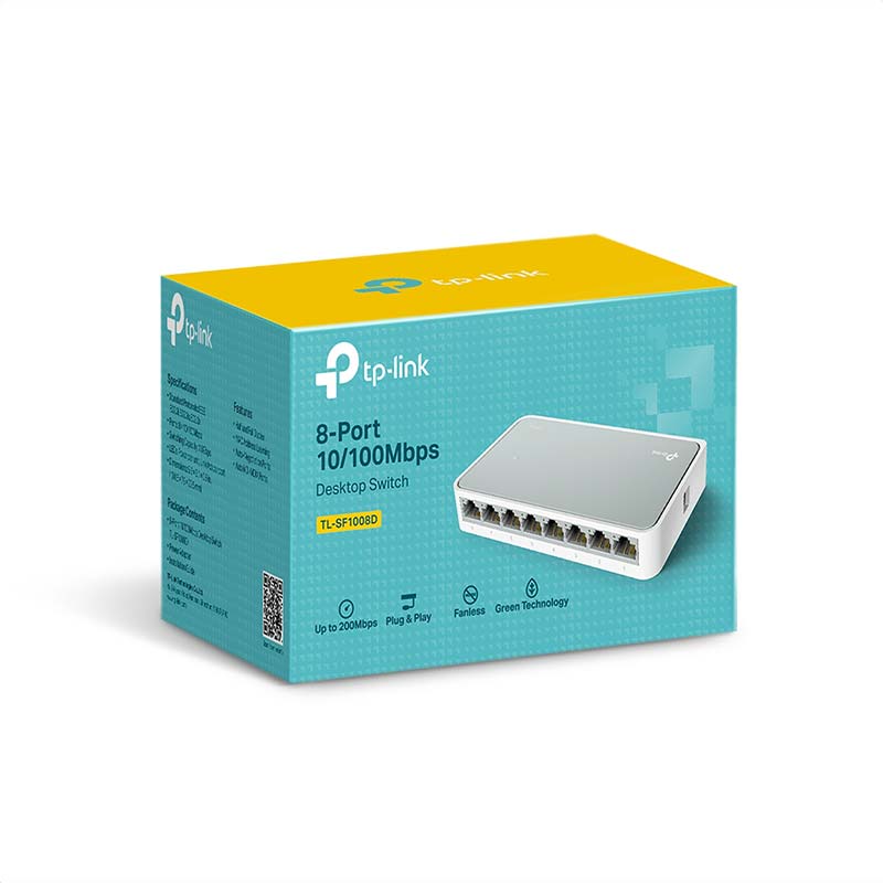 tp-link TL-SF1008D Switch de sobremesa con 8 puertos a 10/100 Mbps - Imagen 3