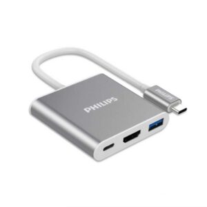 Adaptador Hub Philips Multifuncion Usb-C para HDTV 4k