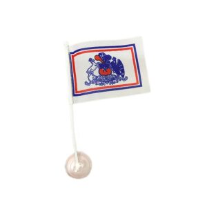 Bandera de Chile Pequeña Escudo Decorativa con Ventosa