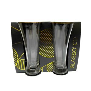 Set Vasos de Cerveza Curvos Glasso 420 ML
