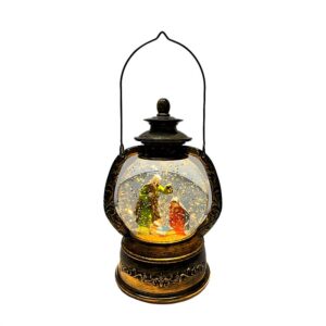 Figura Nacimiento Jesus con Luz y Musica Diseño Lampara