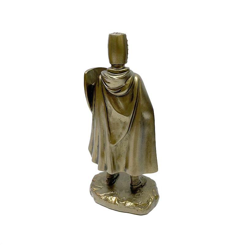 Figura Decorativa Caballero Medieval con Hacha color Bronce - Imagen 3