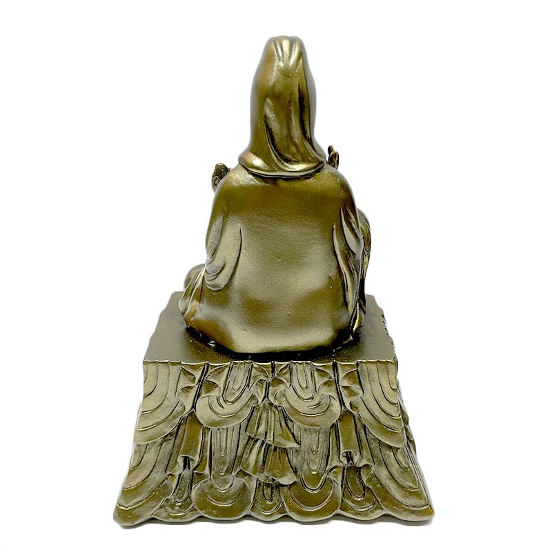 Figura Decorativa Kuan Yin Color Bronce - Imagen 3
