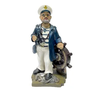 Figura Decorativa Capitan Marino Binocular Timon