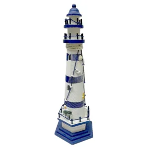 Figura Decorativa Faro de Madera Marino 54cm