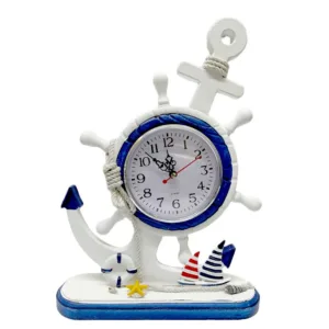 Reloj Sobremesa Analogo Timon Ancla Marino