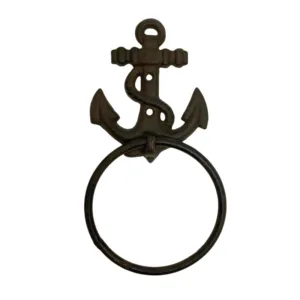 Ancla con Argolla Decorativa Hierro YH16072