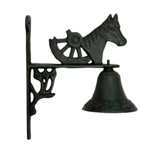Campana Decorativa Caballo Hierro YH02186
