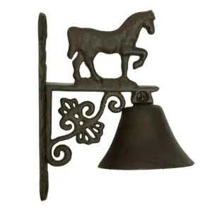 Campana Decorativa Caballo Hierro YH02194