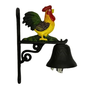 Campana Decorativa Gallo Hierro YH02208