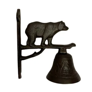 Campana Decorativa Oso Hierro DB624