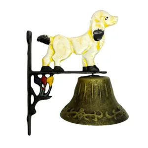 Campana Decorativa Perro Hierro YH02047