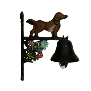 Campana Decorativa Perro Hierro YH02119