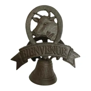 Campana Decorativa Puerta Vaca Hierro DB332