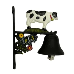 Campana Decorativa Vaca Hierro YH02016