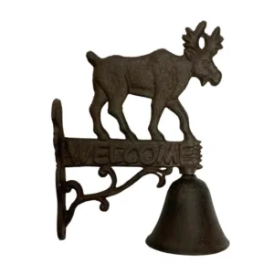 Campana Decorativa Venado Hierro YH02116
