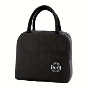 Lonchera Termica Textil Negro