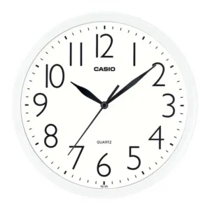Casio Reloj Mural Redondo IQ-05-7DF blanco