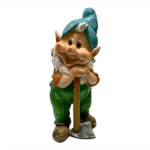 Figura Decorativa Gnomo de Jardin Diseño B 40 cm Poliresina