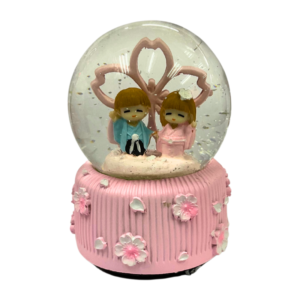 Esfera Musical con Nieve diseño Pareja