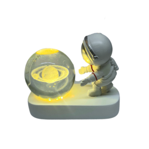 Lampara Astronauta con Iluminacion Led Usd