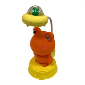 Lampara Infantil Sobremesa Recargable Ranita Naranja