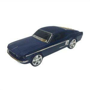 Parlante Portatil 10w Auto Clasico Mustang Azul