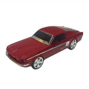 Parlante Portatil 10w Auto Clasico Mustang Rojo