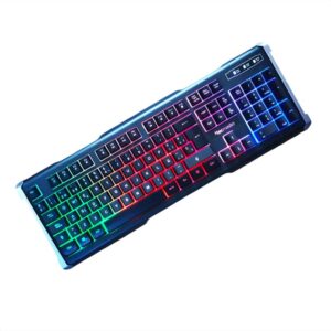 Teclado Gamer Tipo Mecanico Retroiluminado Vulcano Tecmaster