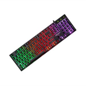 Teclado Gamer con Retro Iluminacion RGB Tecmaster TM-100510