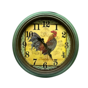Reloj Mural 50 cm Gallo Borde Color