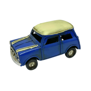 Figura Decorativa Metalica Auto Pequeño Azul 11 x 5 x 5 cm