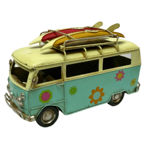 Figura Decorativa Metalica Combi Playa Turquesa 25 x 14 x 11 cm