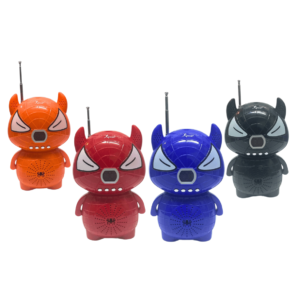 Parlante Portatil FM Knup Spider Pig Colores